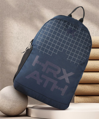 HRX by Hrithik Roshan Unisex Printed Backpack 23 L Backpack(Blue)
