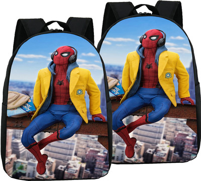 khatushyam collection A_SPIDER-02-2PC_abc 30 L Backpack(Multicolor)