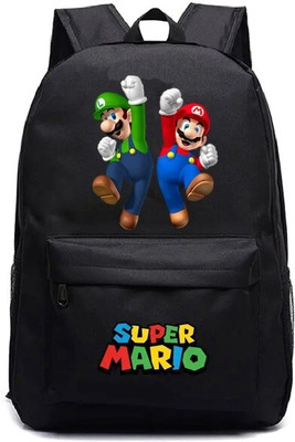 Evara Mario_Black 22 L Backpack(Black)