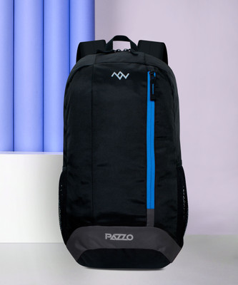 PAZZO Medium (One Compartment) 20 L Backpack(Blue, Black, Grey)