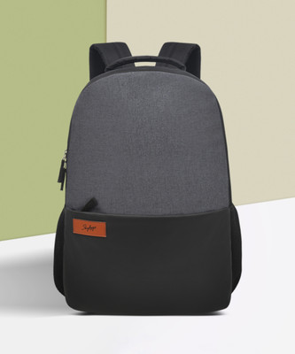 SKYBAGS EVO LAPTOP BACKPACK BLACK & GREY 18 L Laptop Backpack(Grey)