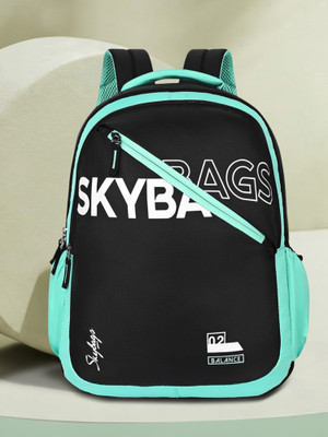 SKYBAGS Atlas-E Casual Printed School Bag For Girls And Boys 23 L Backpack(Black)