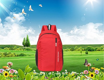 GOOD FRIENDS Casual Waterproof School Bag College Bag/Picnic Bag/Office Bag/Travell Bag 24 L Backpack(Red)