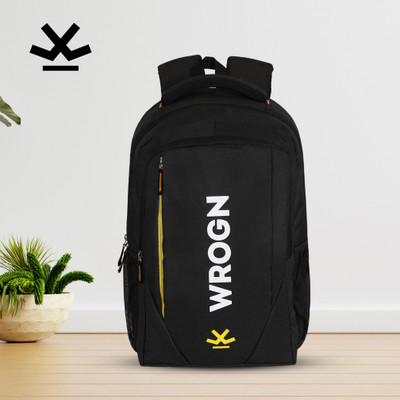 WROGN unisex bag fits 16inch/college bag/school bag/antitheft backpack 40 L Laptop Backpack(Black)