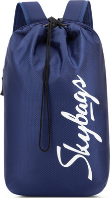SKYBAGS String 15L Casual Backpack with Drawstring Compartment - Navy 15 L Backpack(Blue)