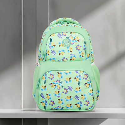 Baby Girl Girls College Backpack Coaching | Tuition Waterproof Bag | school bags for girls Waterproof School Bag(Green, 35 L)