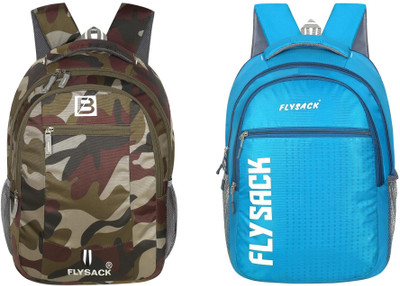 FLYSACK Everyday Versatile Casual Durable Stylish Multi-Purpose Classic Backpack 35 L Backpack(Multicolor, Blue)