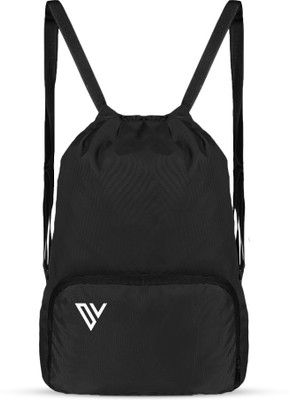 divulge Maxin Backpack Meteor Drawstring Bag PUNCH Daypack, Drawstring bag, Sport Bag 18 L Backpack(Black)