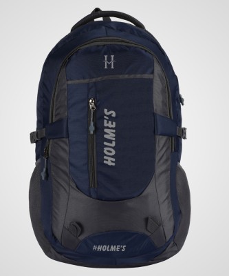 HOLME'S Laptop Backpack 1003 Unisex College/School Bag/Travel Bag/Casual Bag 55 L Backpack(Blue, Grey)