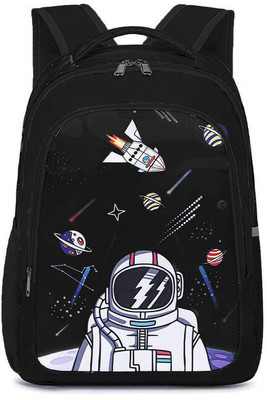Frantic Waterproof Polyester 26 L School Backpack With Pencil/Staionery Pouch 26 L Backpack(Black)