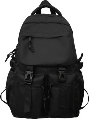 DOVVO Tactical Black Backpack 15 L Backpack(Black)