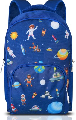 Shavi Bag Kids 20L Universe Print Waterproof Casual/School Bag for Children Boys And Girl 20 L Backpack(Blue)