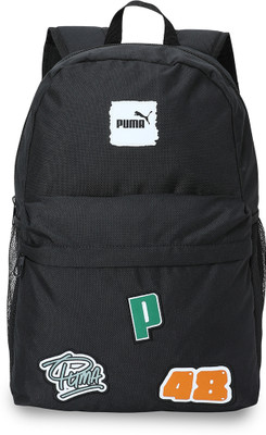 PUMA PHASE PATCH Backpack 20 L Backpack(Black)