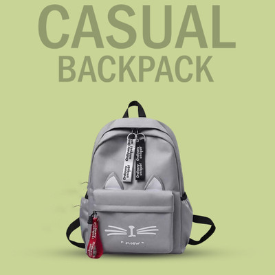 khatushyam collection cat_@@_ gry_1_12_10 20 L Backpack(Grey)