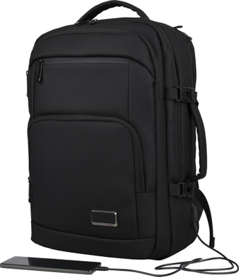 NIYX Lorenzo 27.4 L Laptop Backpack(Black)