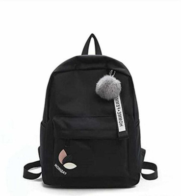 HouseOfCommon Women and Men Backpack 20 L Backpack(Black)