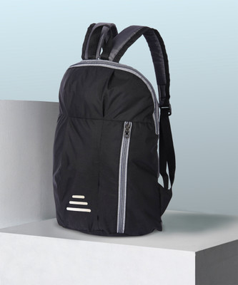 JMO27Deals Small Lunch Bag, Bag for School, Collage, Office Mini Backpack 12 L Backpack(Black, Grey)