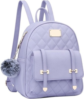 Lavish Stylish Printed Purse For Women 12 L Backpack(Purple)