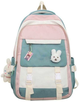 WALSON Trendy Kawaii Backpack For College or School Backpack | Standard Backpack 30 L Backpack(Green)