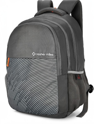 NASHER MILES Men & Women | 3 compartment/Casual/College Bag 45 L Backpack(Black)