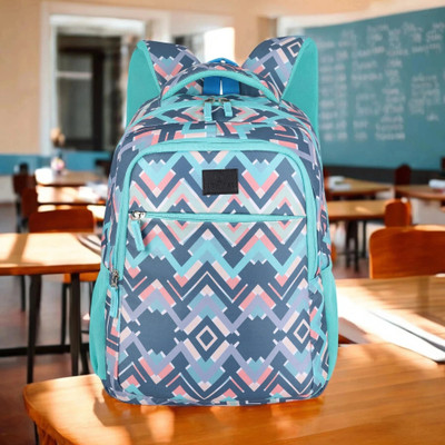 newtal Girl's Turquoise Blue Backpack 25 L Backpack(Blue)