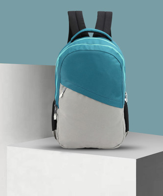 Trillium Quality Unisex Bag | Trendy Light Weight School & College Backpack 30 L Laptop Backpack(Blue, Grey)