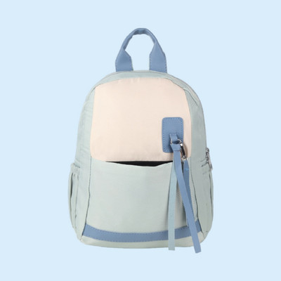 AKR Light Weight Trendy School & College Bag Unisex Casual Waterproof 10 L Backpack(Blue, White)