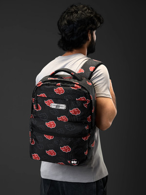 The Souled Store Naruto: Akatsuki Rogue Shinobi 15.5 L Backpack(Black)