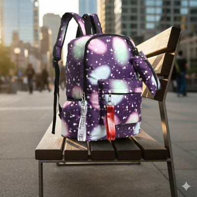 Zaxcer Backpack/Backpack For Office College Daly Use 15 L Laptop Backpack(Purple)