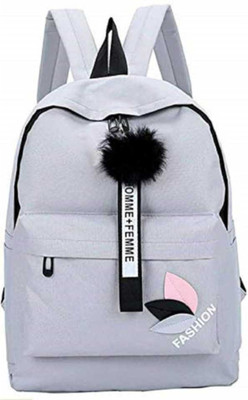 Dowet FASHION-BACKPACK-GREY-1PC-SS_4_10 10 L Backpack(Grey)