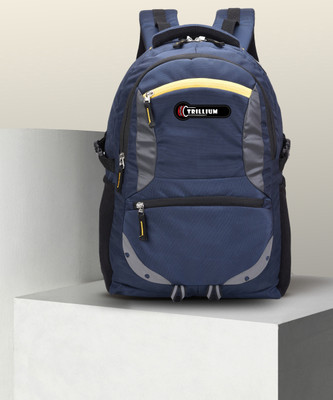Trillium For Unisex,Office/Travel/Business Use,with Rain Cover And Reflective Strip(1006) 35 L Laptop Backpack(Blue)