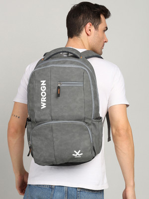 WROGN CHESH Unisex Bag with rain cover Office/School/College/BusinessE-35.1L 35.1 L Laptop Backpack(Grey)