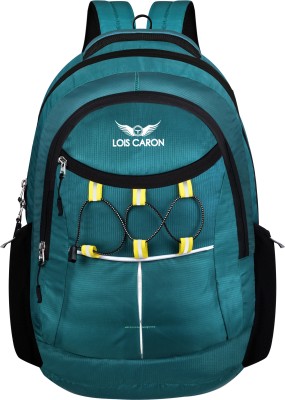 LOIS CARON LCB-035 Sea Green Color Laptop Backpack With Rain Cover Hi-Storage 35 L Laptop Backpack(Green)