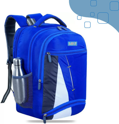 MKF casual backpack blue 15 L Backpack(Blue)
