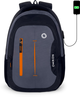 OMRON BAGS This backpack built-in USB function, perfect for every lifestyle. 30 L Laptop Backpack(Black)