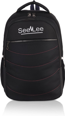 SeeNLee Silver Threads Mens Styling Bag 28 L Backpack(Black)