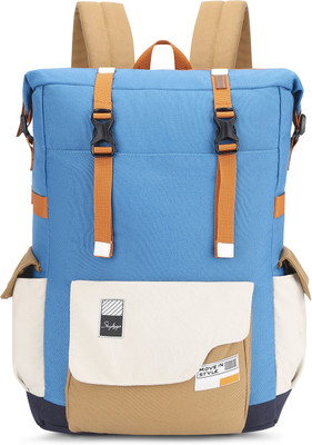 SKYBAGS CANVAS 02 LAPTOP BACKPACK BLUE 20 L Laptop Backpack(Blue)