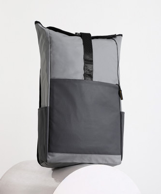French Accent Men's The Metron Backpack - Coin Grey 24 L Backpack(Grey)