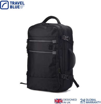 TRAVEL BLUE Traveller Journey 15.4 Inch Laptop Backpack 25 L Laptop Backpack(Black)