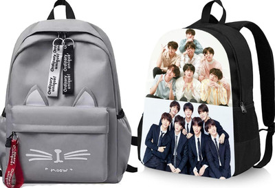 KSC CT-GRY@@_1 & DGTL-022_@@_1PC_@ Backpack(Grey, Black, 30 L)