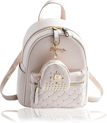 upternz White Backpack 5 L Backpack(White)