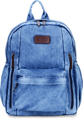 Zainto Denm Bag for women and girls 25 L Backpack(Blue)