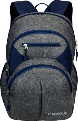 PROVOGUE For Office, School & Travel | Water Resistant 37 L Trolley Laptop Backpack(Grey)