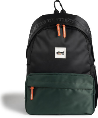 Monkey Troopers Shaggy 16 L Laptop Backpack(Black)