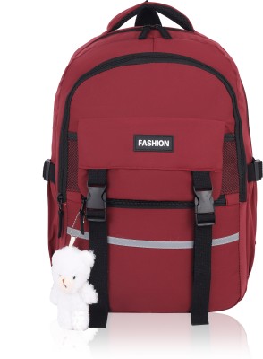 WALSON Casual Backpack for School, Office & College | Unisex Travel Backpack 30 L Backpack(Red)