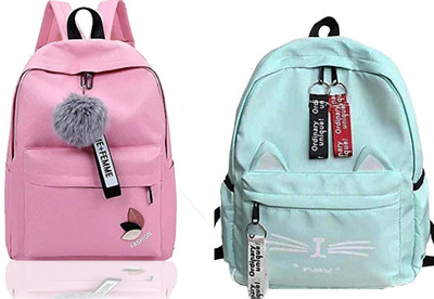 khatushyam collection A_@ PINK_ FSN_^^ 1 & CT_GRN_@_1_abc 30 L Backpack(Pink, Green)