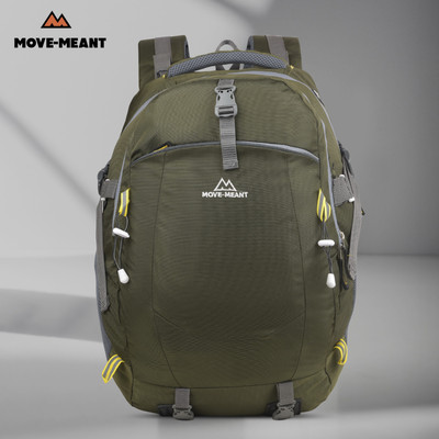 MOVE-MEANT Metro Treck Canvas Padded Shoulder Straps Backpack for Men and Women 35 L Laptop Backpack(Green)
