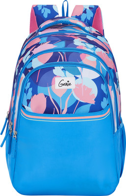 Genie Moonflower 36 L Laptop Backpack(Blue)