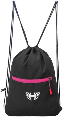 H-Hemes NH-Logo-DS-PinkZip_10 12 L Backpack(Black, Pink)