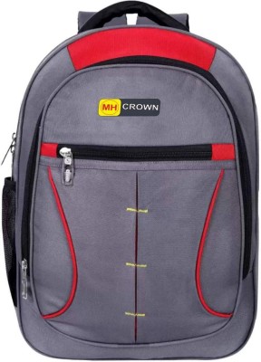 mhcrown Small 20 L Backpack 20 Ltrs Laptop Casual Waterproof Backpack 20 L Backpack(Grey)